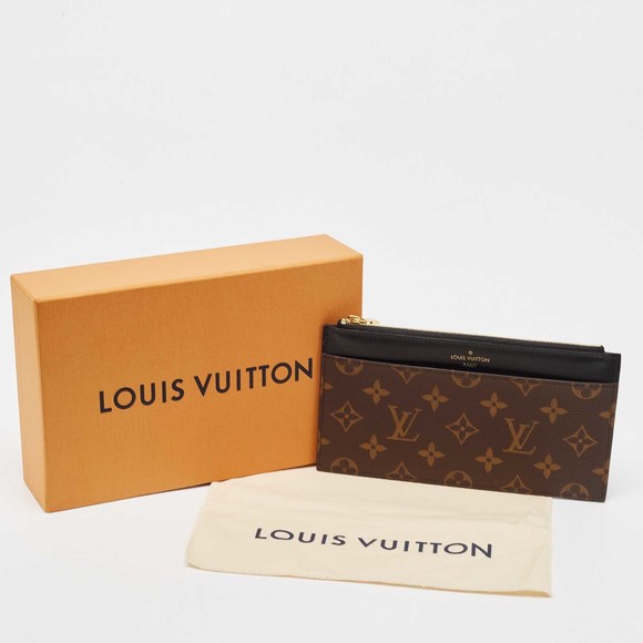 LOUIS VUITTON Monogram Canvas Slim Purse - Picture 6 of 8